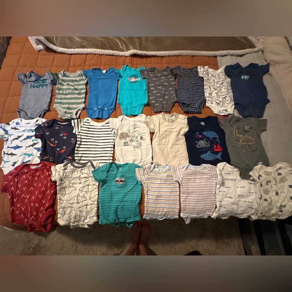 Large lot bundle of NB, 0-3, 3-6
